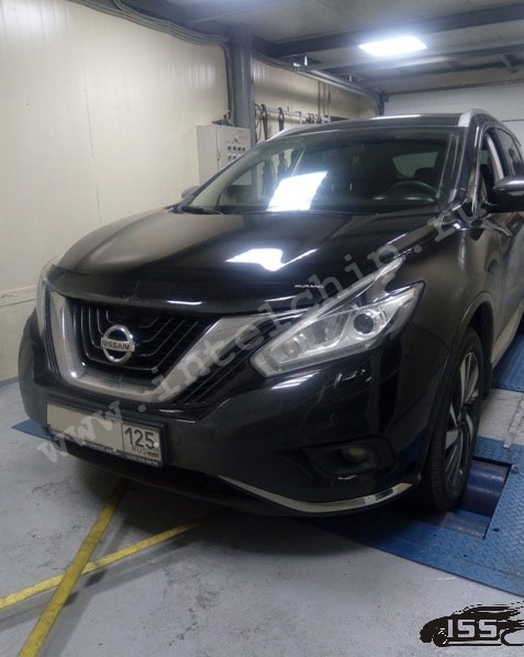 Nissan Murano Z52 2017 — настройка автомобиля на диностенде в INTELCHIP +31лс
