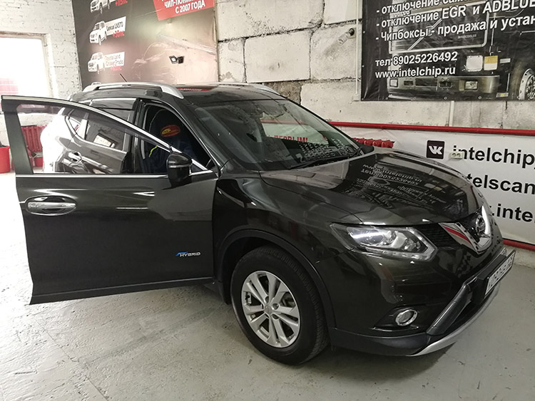 Nissan Xtrail hybrid — евро2+ чиптюнинг
